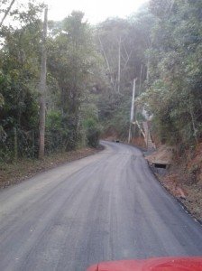 trecho asfaltado 